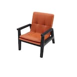 Silla De Salón Dollhouse En Miniatura A Escala 1:12 Con Cojín Naranja - Venta Internacional.