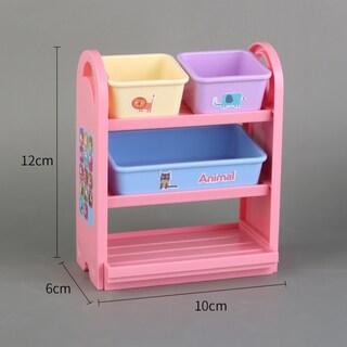 Foto 2 | Foto 2 | Estante De Almacenamiento Para Muebles Tipo Casa De Muñecas En Miniatura Con 3 Cestas - Venta Internacional.