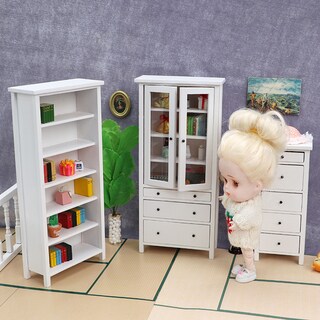 Foto 2 | Foto 2 | Juego De Muebles En Miniatura Para Casa De Muñecas Armario De Madera De 3 Piezas - Venta Internacional.