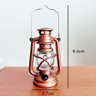 Foto 4 | Foto 4 | Farol Retro En Miniatura Para Muebles De Casa De Muñecas Con Luz A Escala 1/12 - Venta Internacional.