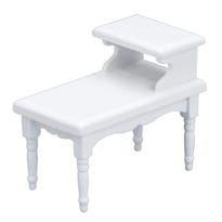 Mesa De Café En Miniatura De Madera Blanca Dollhouse Furniture - Venta Internacional.