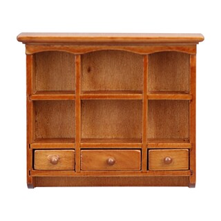 Foto 1 | Foto 1 | Armario De Almacenamiento Con 3 Estantes Para Muebles De Casa De Muñecas En Miniatura - Venta Internacional.