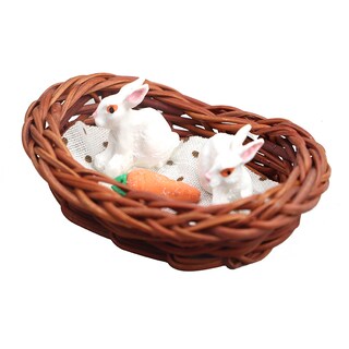 Foto 1 | Foto 1 | Mobiliario De Casa De Muñecas En Miniatura De Juguete Con Forma De Conejo Con Zanahoria - Venta Internacional.