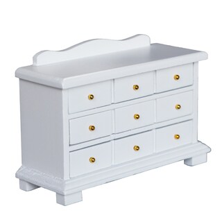 Foto 1 | Foto 1 | Armario En Miniatura De Madera Blanca A Escala 1:12 Para Casa De Muñecas - Venta Internacional.