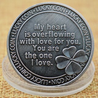 Foto 2 | Foto 2 | Moneda Conmemorativa Estilo Antiguo Lucky Love I Love You - Venta Internacional.