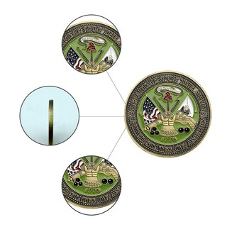 Foto 3 | Foto 3 | Moneda Conmemorativa Del Departamento Del Ejército De Los Estados Unidos De 1775 Emblema 35g - Venta Internacional.