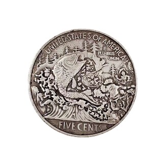 Foto 1 | Foto 1 | Moneda Conmemorativa Creative American Wanderer 31mm Cobre - Venta Internacional.