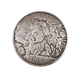 Foto 2 | Foto 2 | Moneda Conmemorativa Creative American Wanderer 31mm Cobre - Venta Internacional.