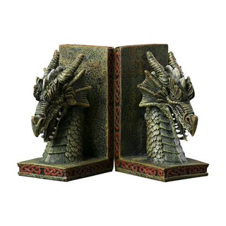 Foto 1 | Foto 1 | Sujetalibros De Resina Con Forma De Dragón Estatua Decoración Gótica - Venta Internacional.