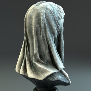 Foto 2 | Foto 2 | Figura De Calavera De La Muerte Con Velo De Resina 12 X 9 X 20 Cm Decoración De Halloween - Venta Internacional.