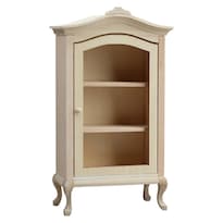 Vitrina Dollhouse 1:12 En Miniatura Con Tapa Curva De Madera - Venta Internacional.