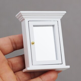 Foto 3 | Foto 3 | Mueble De Baño En Miniatura Para Casa De Muñecas De Madera 1:12 - Venta Internacional.