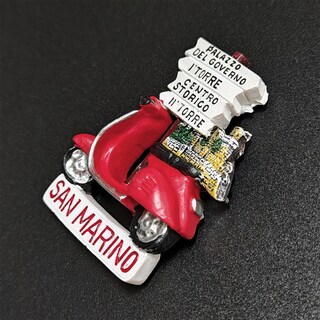 Foto 2 | Foto 2 | Imán Para Nevera San Marino Scooter 3d Resina Recuerdo - Venta Internacional.