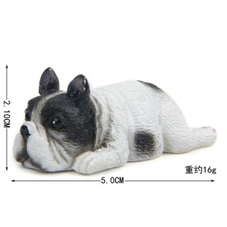 Foto 2 | Foto 2 | Imán Para Nevera De Resina Con Forma De Bulldog Francés En Miniatura Negro 16 G - Venta Internacional.