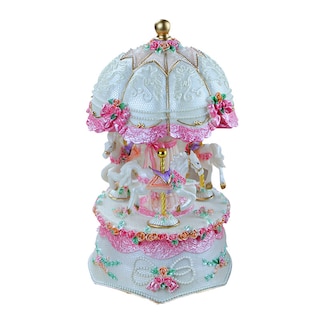 Foto 1 | Foto 1 | Caja De Música Vintage Carrusel Con Caballos De Resina 16x9 Cm - Venta Internacional.