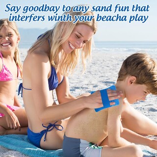 Foto 2 | Foto 2 | Manoplas Removedoras De Arena 2 Unidades Reutilizables Color Gris Playa Para La Familia - Venta Internacional.