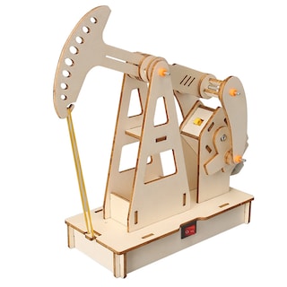 Foto 1 | Foto 1 | Bomba De Aceite De Madera Hecha A Mano Con Kit Científico Para Proyectos Stem Para Niños - Venta Internacional.