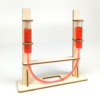 Foto 2 | Foto 2 | Kit De Ciencia Hidráulica Bricolaje Experimento Con Fluidos De Madera Para Niños Mayores De 6 Años - Venta Internacional.