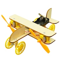 Biplano De Madera Diy Experiments Para Niños Mayores De 8 Años - Venta Internacional.