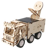 Kit De Experimentos Científicos Con Radar Solar Para Coche De Madera Bricolaje Para Niños - Venta Internacional.