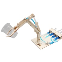 Brazo Robótico Hidráulico Experimentos Científicos Diy Wood Kids 8+ - Venta Internacional.