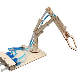 Foto 2 | Foto 2 | Brazo Robótico Hidráulico Experimentos Científicos Diy Wood Kids 8+ - Venta Internacional.