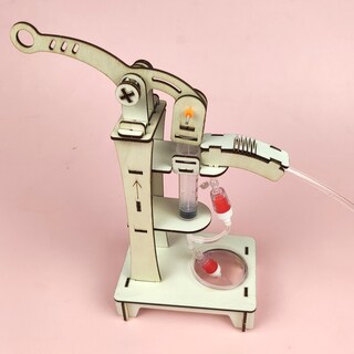 Foto 2 | Foto 2 | Bomba Hidráulica De Madera Hecha A Mano Con Kit Científico Para Niños Mayores De 8 Años - Venta Internacional.