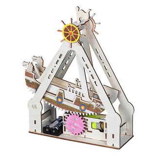 Foto 1 | Foto 1 | Kit De Experimentos Científicos Stem Para Niños Barco Pirata De Madera - Venta Internacional.