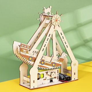 Foto 2 | Foto 2 | Kit De Experimentos Científicos Stem Para Niños Barco Pirata De Madera - Venta Internacional.