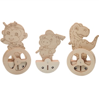 Foto 1 | Foto 1 | Experimentos Científicos Stem Para Niños 3 Piezas Juguetes Autoequilibrantes De Madera - Venta Internacional.