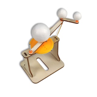 Foto 2 | Foto 2 | Experimento Científico Diy Planetario De Madera Con Tres Esferas Para Niños - Venta Internacional.