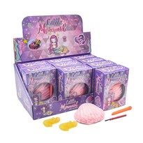 Kit De Excavación Científica Mermaid Dig 12 Piezas Con Herramientas Para Niños - Venta Internacional.