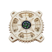 Kit Científico De Brújula De Madera Para Niños Con Navegación Hecha A Mano - Venta Internacional.