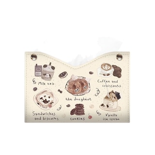 Foto 1 | Foto 1 | Funda Para Pañuelos Piel Sintética Bonita Para Té De La Tarde Con Forma De Perro - Venta Internacional.