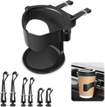 Portavasos Para Ventilación De Coche Ajustable Material Abs Negro - Venta Internacional.