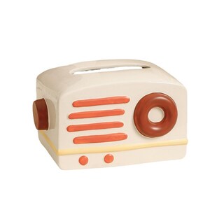 Foto 1 | Foto 1 | Funda Para Pañuelos Cerámica Estilo Radio Estilo Retro 19 X 14 5 X 12 Cm - Venta Internacional.