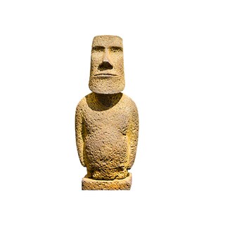Foto 1 | Foto 1 | Escultura Nórdica De Resina Con Cabeza De Moai De Isla De Pascua 10 Cm - Venta Internacional.
