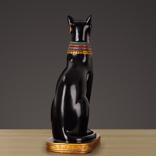 Foto 2 | Foto 2 | Figura De Resina Diosa Egipcia Gato Bastet 13x21x37 Cm - Venta Internacional.