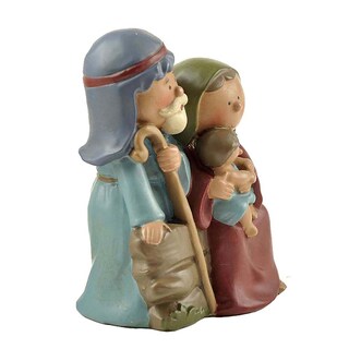 Foto 3 | Foto 3 | Estatuas De Resina De La Sagrada Familia 6 3 Cm Con José María Y Jesús - Venta Internacional.