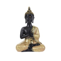 Estatua Escultórica De Buda Del Sudeste Asiático Resina 15 5 Cm - Venta Internacional.