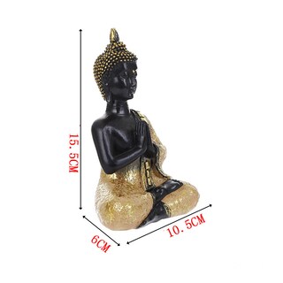 Foto 2 | Foto 2 | Estatua Escultórica De Buda Del Sudeste Asiático Resina 15 5 Cm - Venta Internacional.