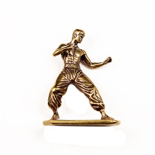 Foto 1 | Foto 1 | Escultura Estatua De Cobre Figura De Kung-fu Artes Marciales Chinas - Venta Internacional.