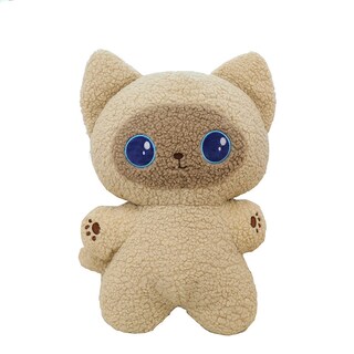 Foto 1 | Foto 1 | Peluche De Peluche Con Dibujos Animados De Gatos De Ojos Azules 40 Cm - Venta Internacional.