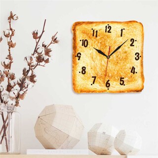 Foto 2 | Foto 2 | Reloj De Pared Toast De 12 Pulgadas Con Diseño Creativo En Forma De Tostada - Venta Internacional.