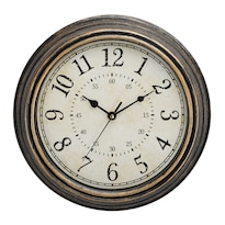Reloj De Pared Vintage Nórdico Silencioso Que No Hace Tictac De 30 Cm - Venta Internacional.