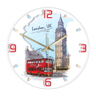 Foto 1 | Foto 1 | Reloj De Pared Con Diseño Del Big Ben De Londres 30 Cm No Hace Tictac - Venta Internacional.