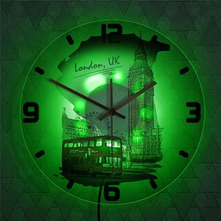 Foto 3 | Foto 3 | Reloj De Pared Con Diseño Del Big Ben De Londres 30 Cm No Hace Tictac - Venta Internacional.
