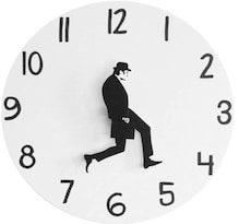 Reloj De Pared Ministry Of Silly Walks Que No Hace Tictac 12 Pulgadas - Venta Internacional.