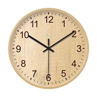 Foto 1 | Foto 1 | Reloj De Pared De Madera Minimalista De 30 Cm Silencioso De Cuarzo Que No Hace Tictac - Venta Internacional.