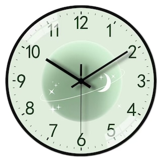 Foto 1 | Foto 1 | Reloj De Pared Creative Planet Design De 30 X 30 Cm Silencioso No Hace Tictac - Venta Internacional.